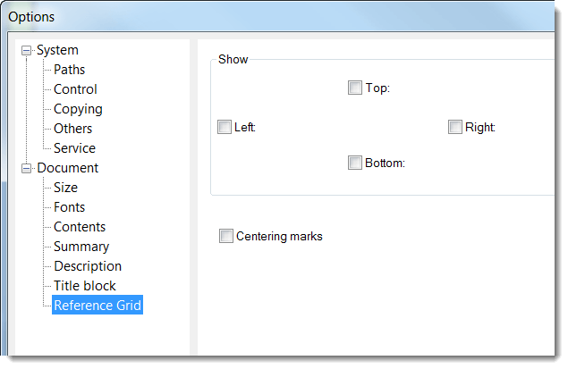 enable the reference grid