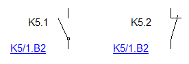 contacts with cross references