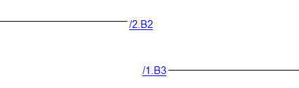 Cross-references between connections