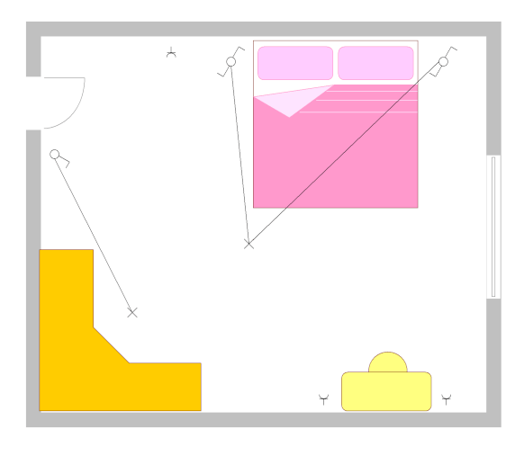 sloped connection