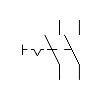 double-pole switch - multi-line