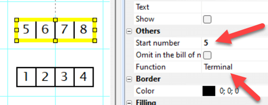 Terminal Strip Settings