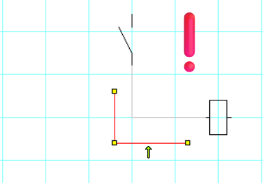falsche Formänderung der Verbindung