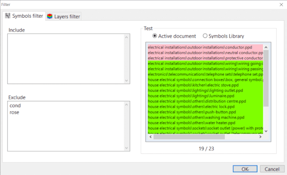 Bill of material filter