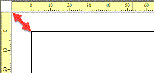 Size of the drawing border