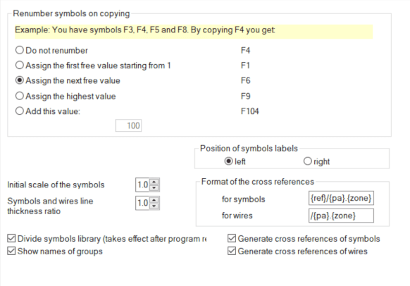 settings: symbol