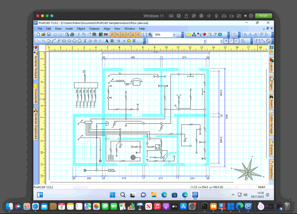 Descargar al editor de diagramas eléctricos - ProfiCAD