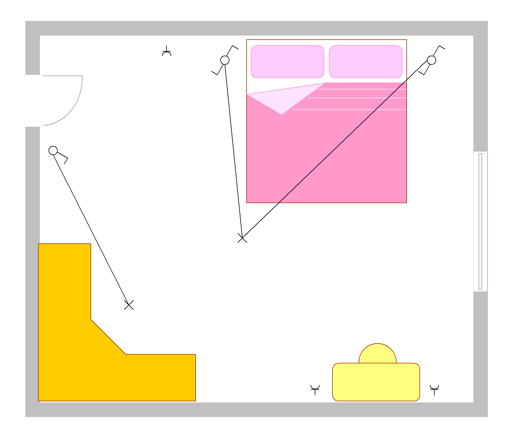 Connexions inclinées