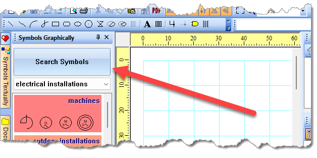 search symbols