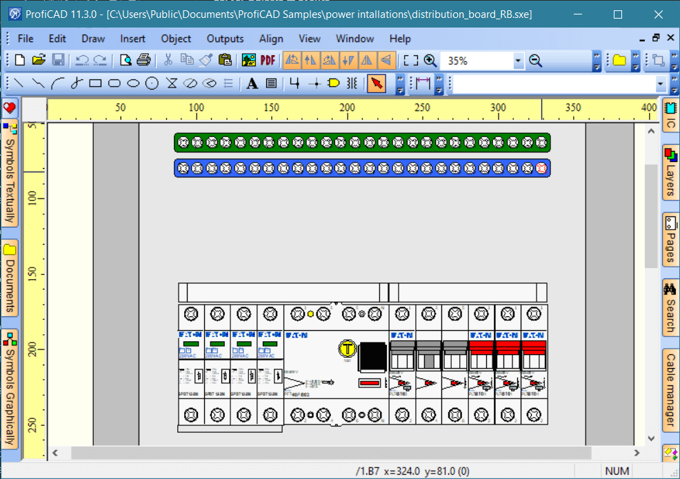 distribution board