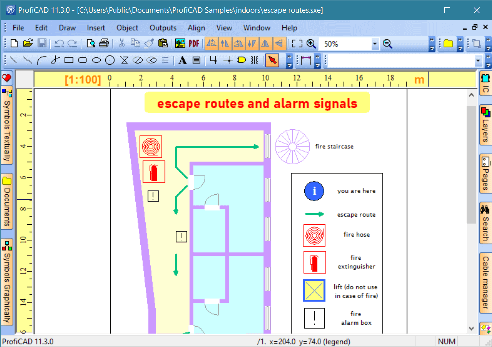 evacuation plan