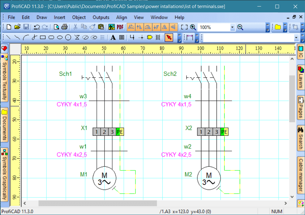 motors with terminal strips